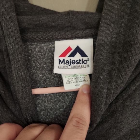 NFL Chicago Bears Gray Hoodie Mens Size Small - Picture 3 of 5